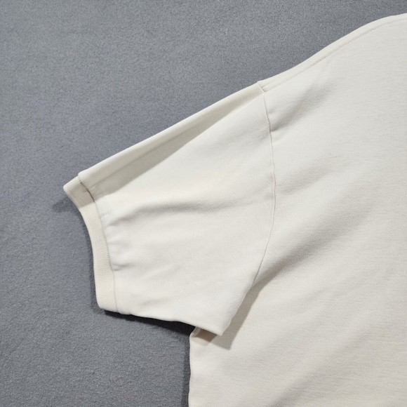 Ralph Lauren Polo Shirt Mens XL White Solid 100% Cotton Black Pony Vintage - Picture 16 of 16